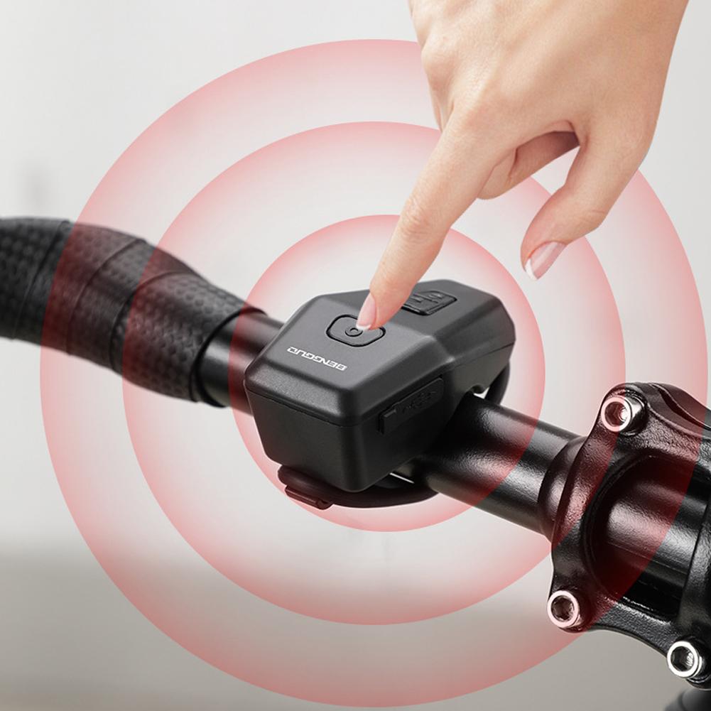 1/2PCS Bicycle Electronic Horn Multi-function Alarm Mountain Bike Road Bike Scooter USB Charging Bell Bicycle Accessories