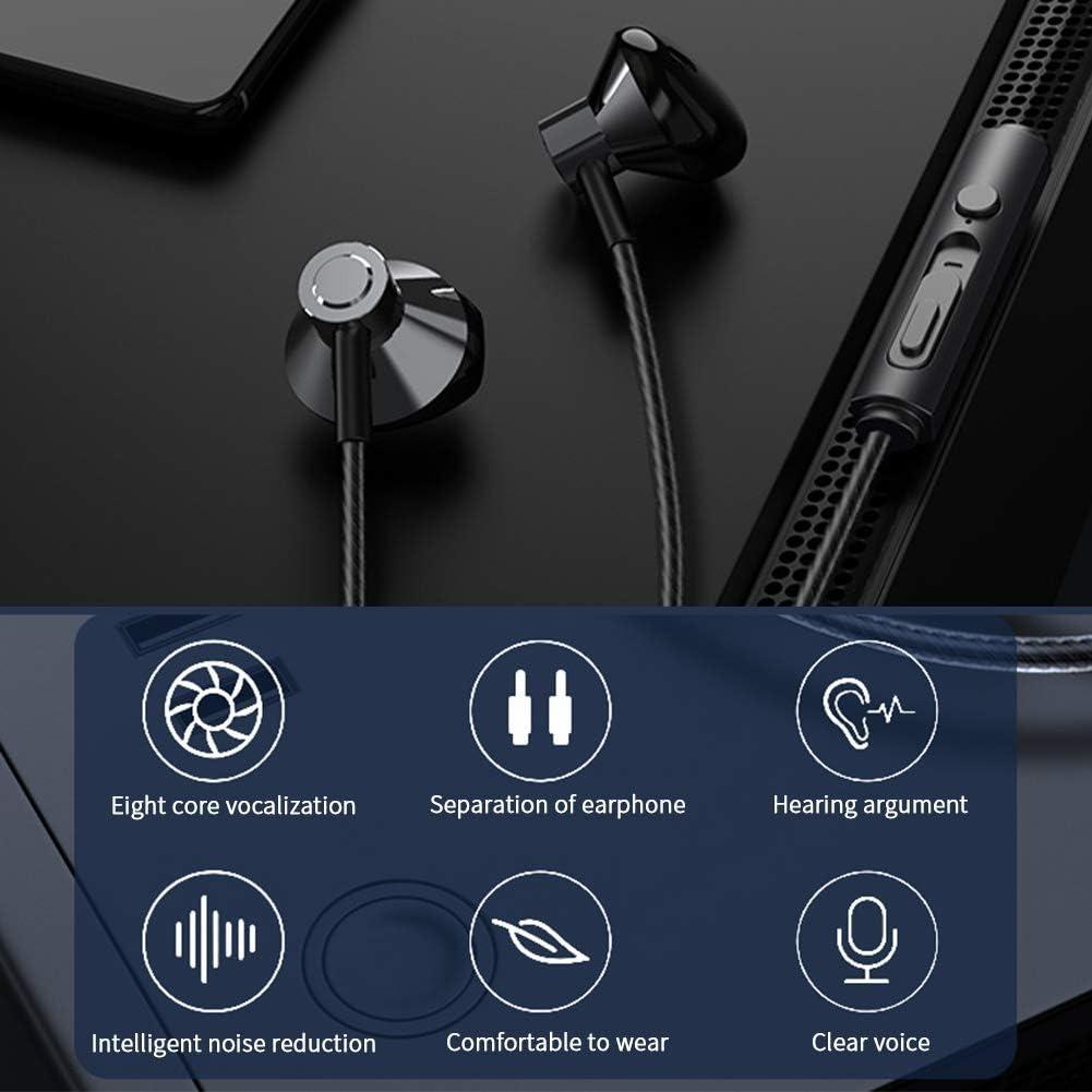 USB Headphone Interface Upgrade, 2.5M Durable Cable, Wired Control Headphones with Microphone