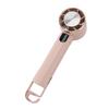 Mini Portable Fan Handheld Semiconductor Cooling Fan 3 Speed Small Desk Fan USB Rechargeable for