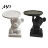 Cute Animal Ring Holder 3D Printed Polar Bear Storage Tray, & Jewelry Dish, Home Desk Display Tray Minimalist Organizer for Keys Coins Trinkets,