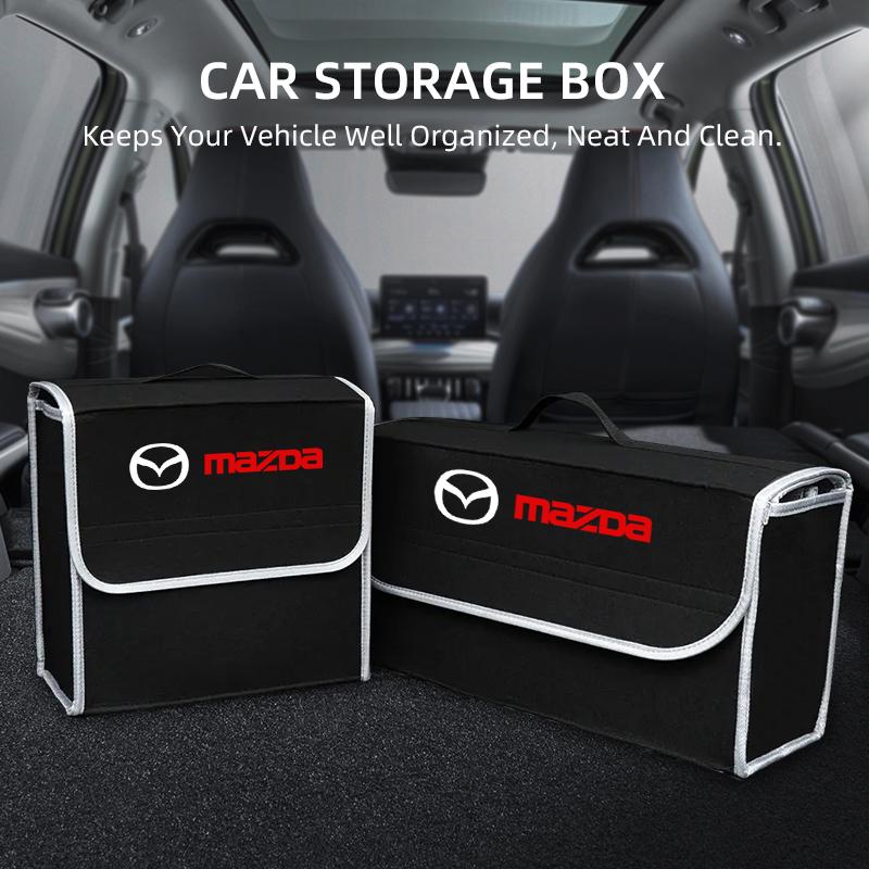 AAEW1 Kofferraum-Organizerbox Große Kapazität Faltbare Aufbewahrungstasche Für Mazda 2 3 5 6 8 CX5 CX-5 CX-7 CX-9 MX-5 ATENZA Axela