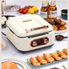 Dual-Sided Electric Pancake & Crepe Maker with Adjustable Floating Design