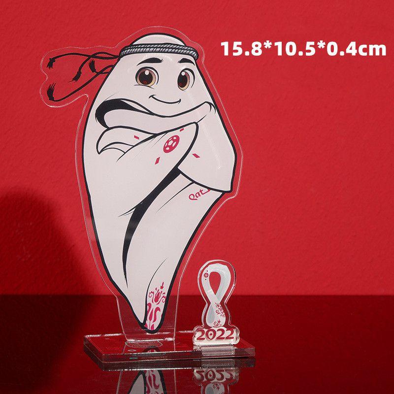 Mascot Football Star Logo Acrylic Decorated Handmade Toy Fans Collection Around