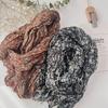 Spring Summer New Thin Breathable Cotton and Linen Touch Scarf for Women's Artistic Sunscreen Shawl Versatile Japanese Floral