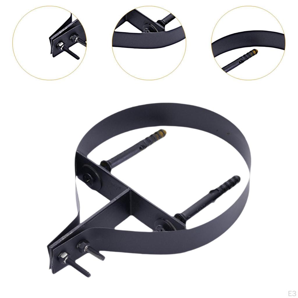 5,3 palce 135 mm Podpěrný držák komínové roury pro vložku spalinovodu a kamna