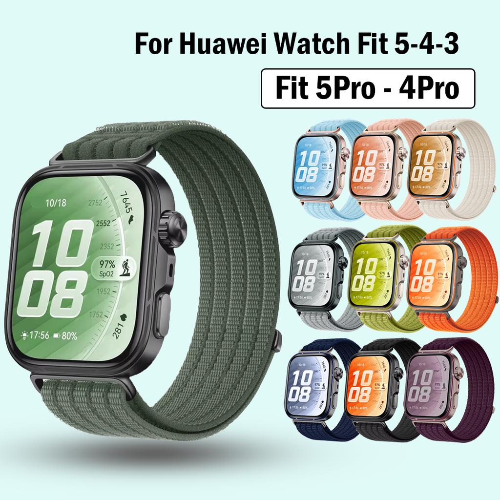 New Arrival Nylon Strap for Huawei Watch Fit 5 4 Pro 3 Sport Breathable Watch Band for Huawei Fit 5 Pro Wristband Accessories