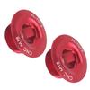 2pcs M18 Bicycle Crank Cover Screw Cap Dustproof Waterproof Aluminum Alloy Parts for Prowheel Hollow Integrated