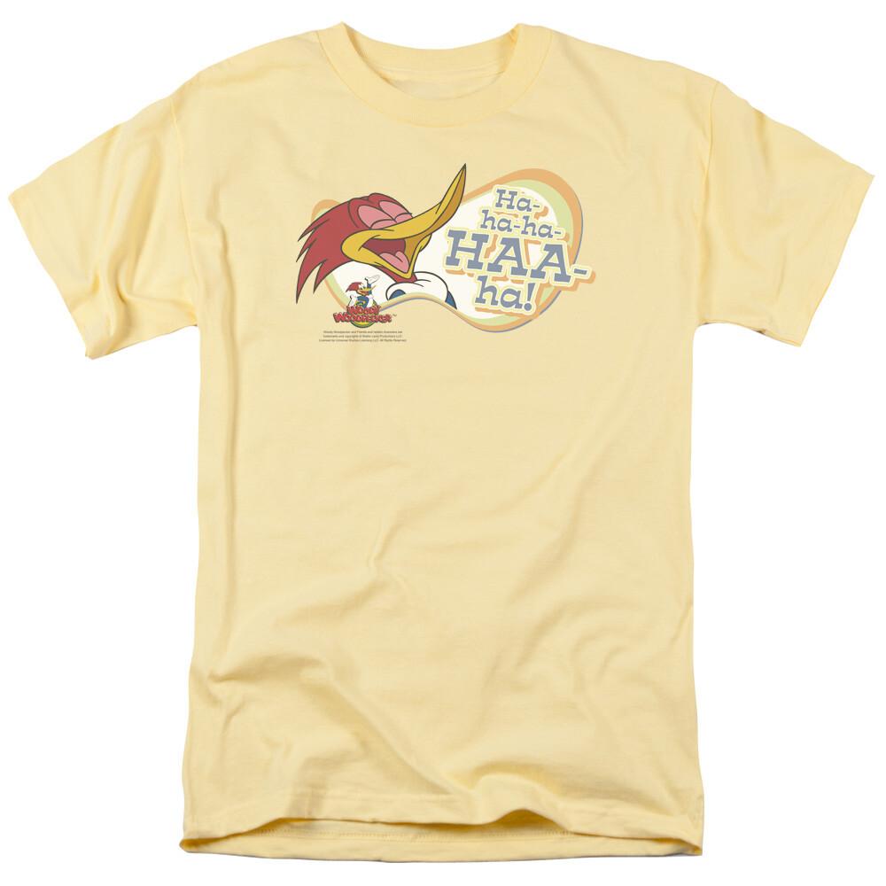 Woody Woodpecker Famous Laugh T Shirt Mens Licensed Cartoon Merchandise Banana XXXXL