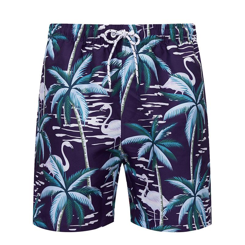 Men S Beach Pants New Summer Seaside Vacation Shorts Casual Pants Men S Loose Five-Point Pants S