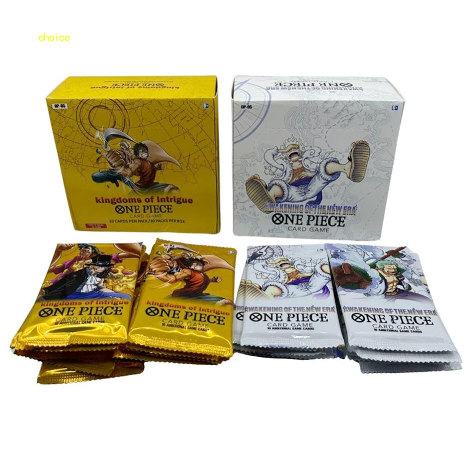 Hot Anime One Piece 300Pcs/Box Cards English Awakening Of The New Era Trading Card Game Collection Battle Booster Toy Xmas Gifts