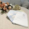 Korean Retro Blue Plaid Tablecloth Placemats Table Mat Food Posing Background Cloth Insulation Pad Home Decoration Accessories