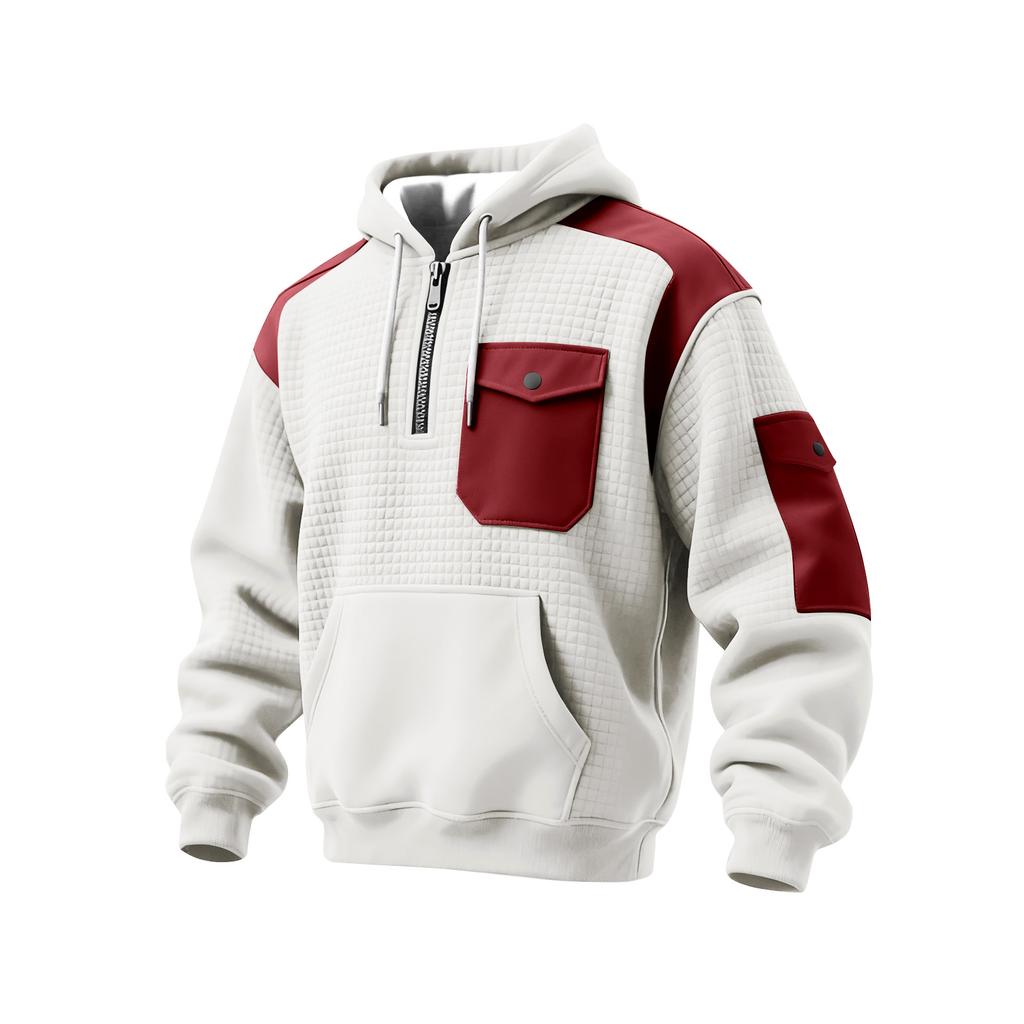 Sudadera con capucha de color para hombre Sudadera informal deportiva para hombre Talla grande