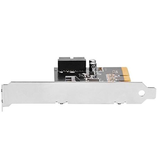 Silver Stone Carte d'extension SilverStone, connexion interne 19 broches USB3.1 SST-ECU04-E