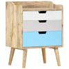 Table de chevet 47x35x63 cm Bois de manguier solide