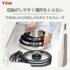 [Online Exclusive] T-fal 14-Piece Removable Handle Pot and Pan Set, Induction and Gas Compatible, Includes Two Dedicated Handles, Free of PFOA and Oth