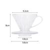 Reusable Filter Pour Over Coffee Maker 1-2 Cups Capacity Cone Coffee Maker  Camping Travel