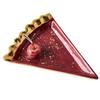 Ceramic Watermelon Apples Shape Earrings Necklace Jewelry Storage Dish Plate