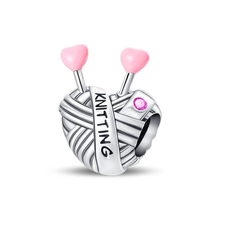 

Copper Winter Love Tailor Knitted Sweater Charms Warmth Pendants Fit Original Bracelets Diy Symbolic Jewelry