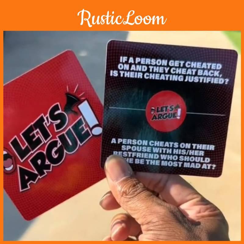 Spelling Bee Trap Card Game For Adults Lets Argue Debatable Debate Game Night