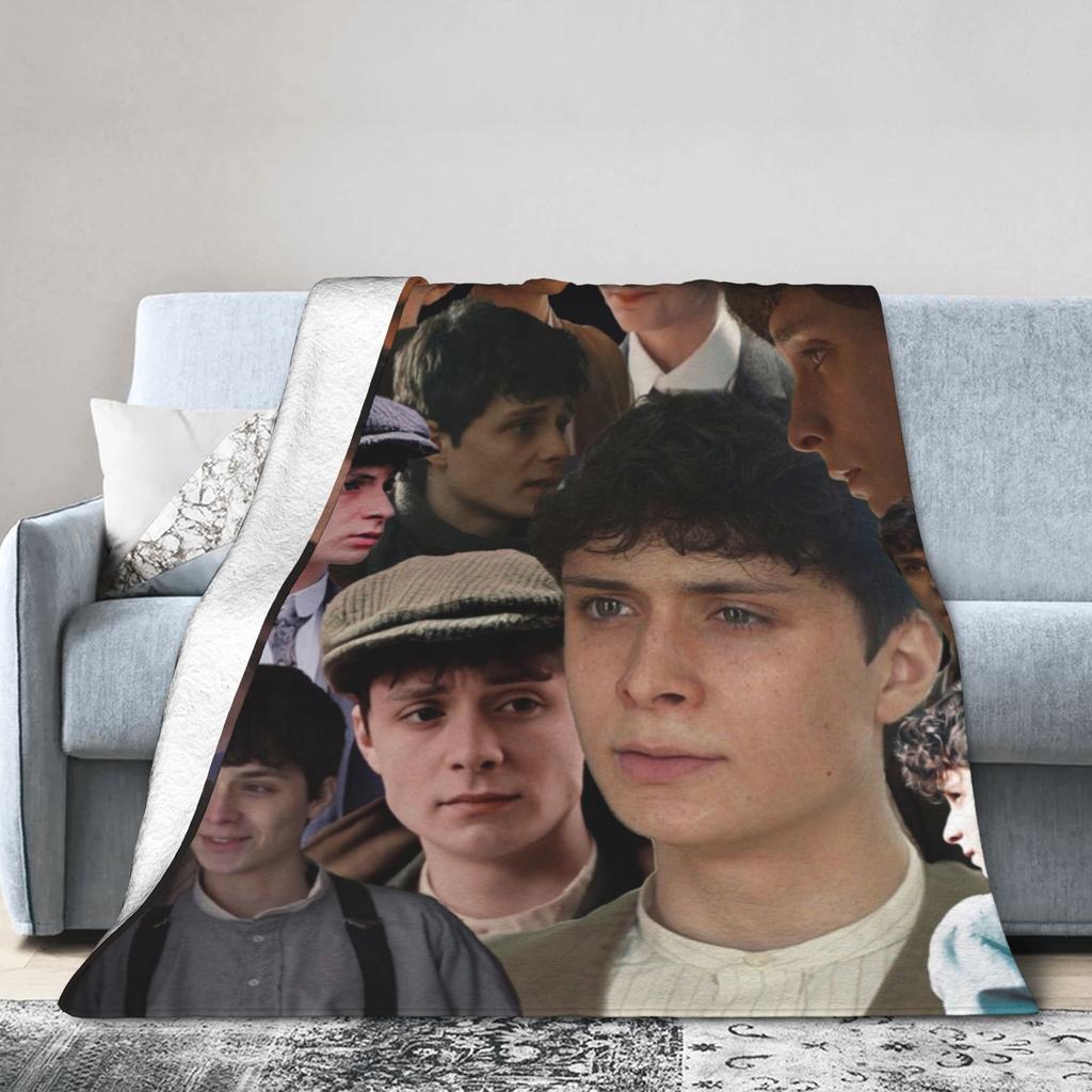 Gilbert Blythe Kolážová deka Sametová Zimní Anne s zelenýma očima Multifunkční teplé přehozy na pohovku gauč Přehozy na postel