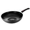 ASD 32cm Rust-Resistant Fine Iron Wok with Standable Lid