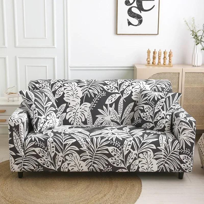 Printed Sofa Cover Stretch Couch Cover Sofa Slipcovers for Couches and Loveseats Washable Furniture Protector for Pets Kids