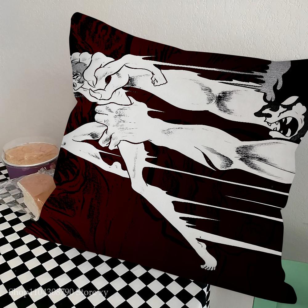 Anime Devilman Crybaby Pillow Case Square Pillow Bedroom Sofa Leisure Comfort Cushion Car Living Room Home Decoration