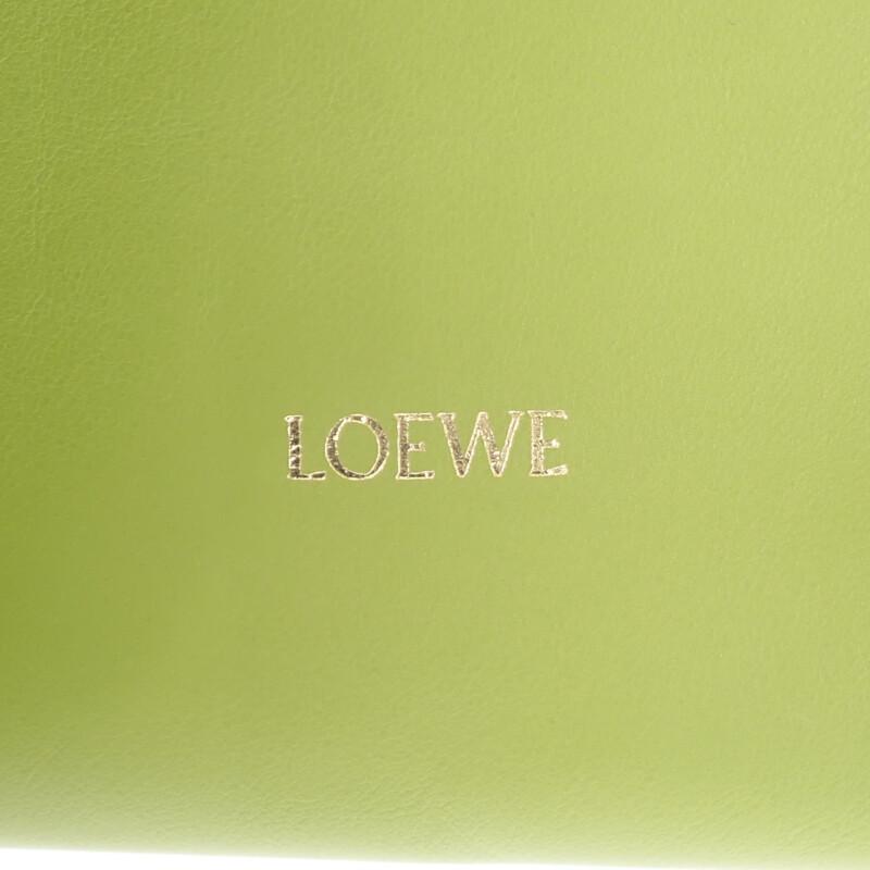 Loewe A411FC1XBF 2WAY Bag Lime Yellow Calfskin Women