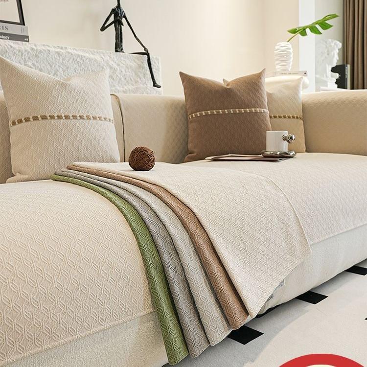 New Sofa Cushion Universal Non-Slip Seat Cushion In All Seasons, Simple Modern Living Room Leather Sofa Cover Cover Cloth Towel