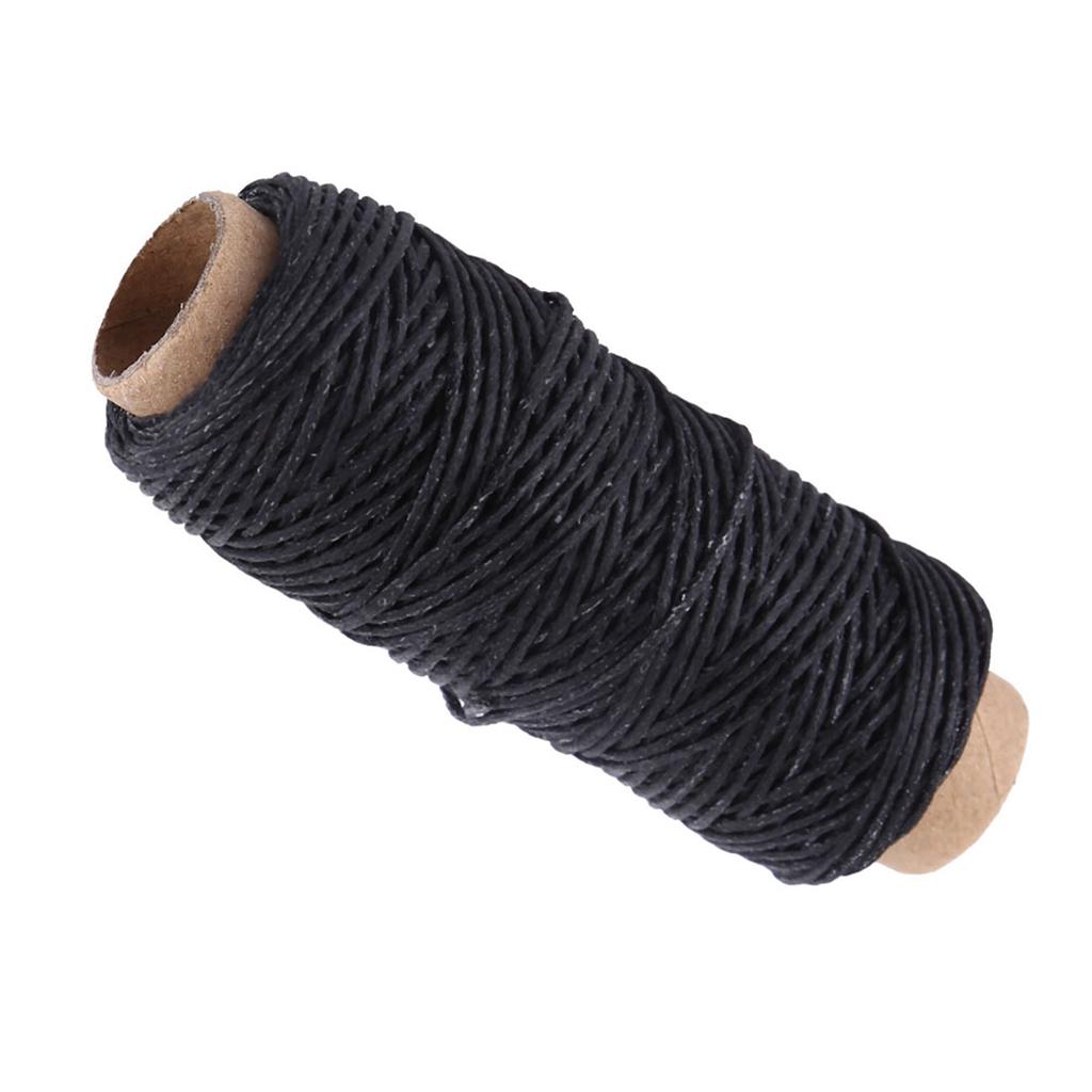 1 szt. Woskowane nici do szycia na skórzane buty ręczne szycie rzemieślnicze 150D 50m
