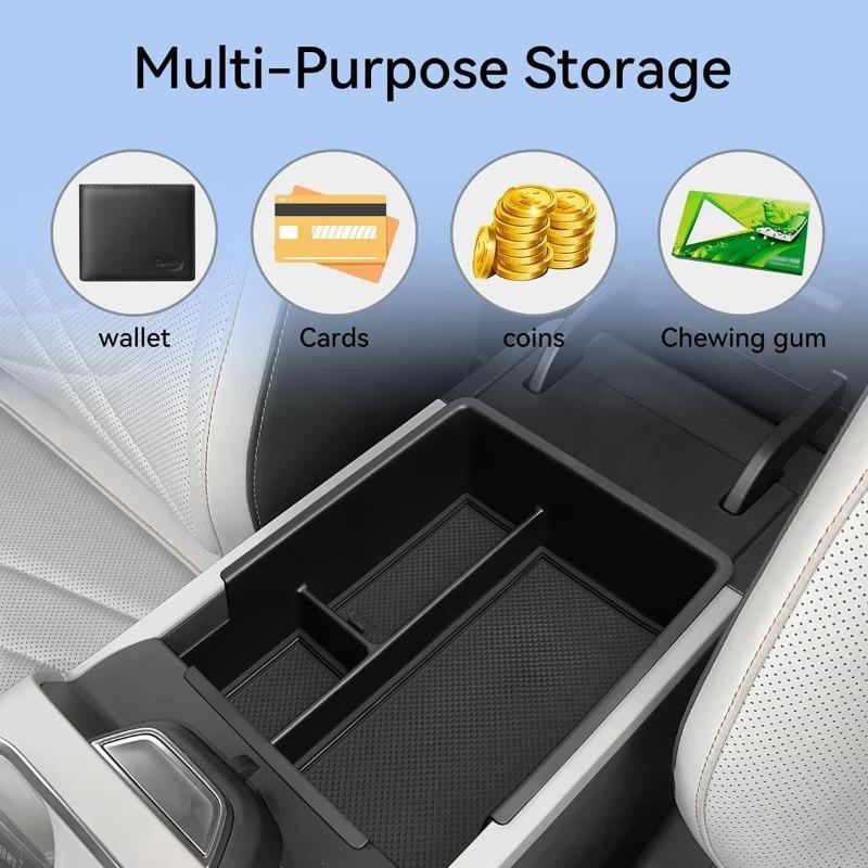 Car Center Console Armrest Storage Box Insert Tray Organizer For Geely Starray EM-i EX5 2025 2026 Car Interior Accessories