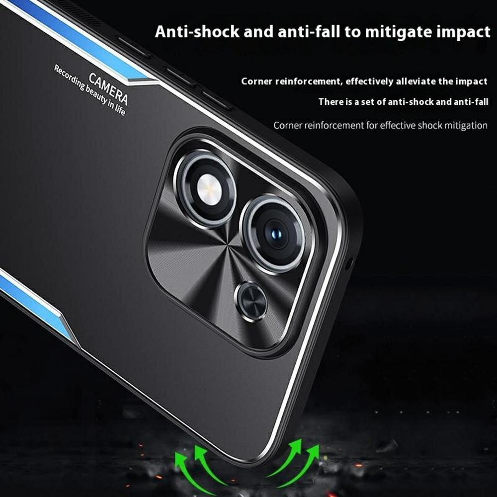 For Honor X70i Case Aluminum Alloy+TPU Shockproof Phone Cover