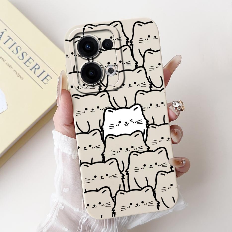 For Oppo Reno 13 Pro 5G Case CPH2697 Unique Fashion Cartoon Cover Soft Silicone Phone Case For Oppo Reno13 Pro Reno 13 5G Fundas