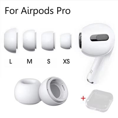 Căptușe de ploaie pentru Airpods Pro 1/2 Tampoane de urechi Carcasă din silicon Orificiu de reducere a presiunii Capace de urechi Pernă Muguri pentru căști Căști Air Pods Pro