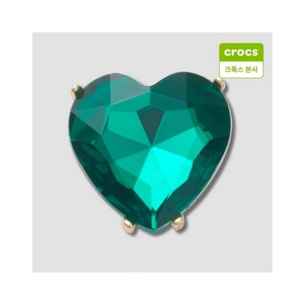 

Crocs Emerald Heart Jewelry Gibbitz Charm 10014198 shuffle