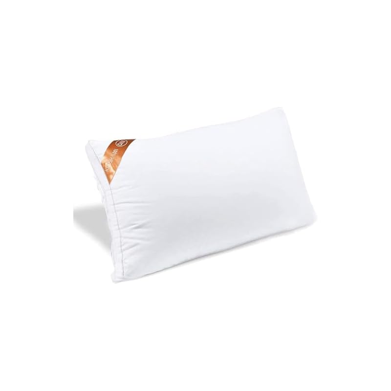 AYO Hotel-Style High-Rebound Pillow, Suitable for Side Sleepers, Machine Washable, 3D Structure, 43x63cm, White (Length 63cm * Width 43cm * Height