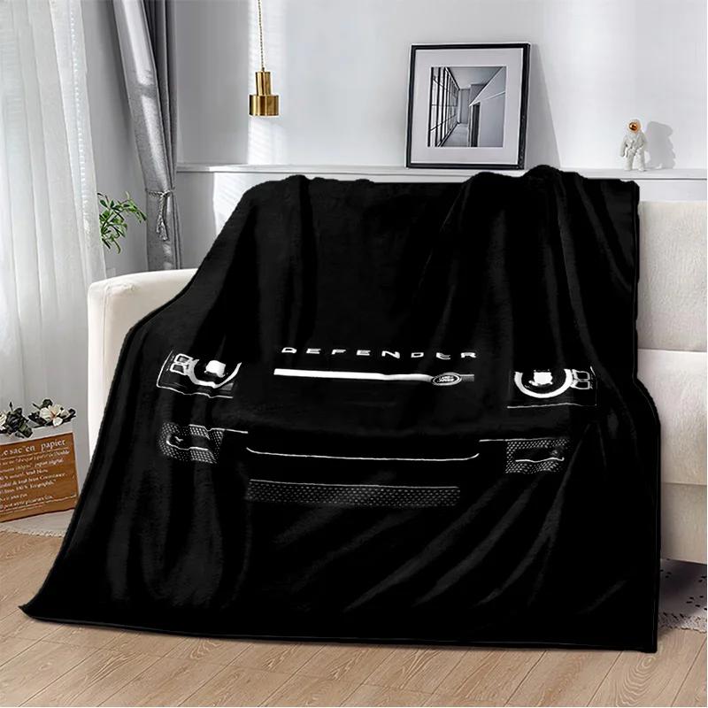 Luxurious HD Fashion Trend Sports Car L-LAND ROVER Logo Blanket - Perfect for Children as Gift Sofa Bed Office Hotel Decor
