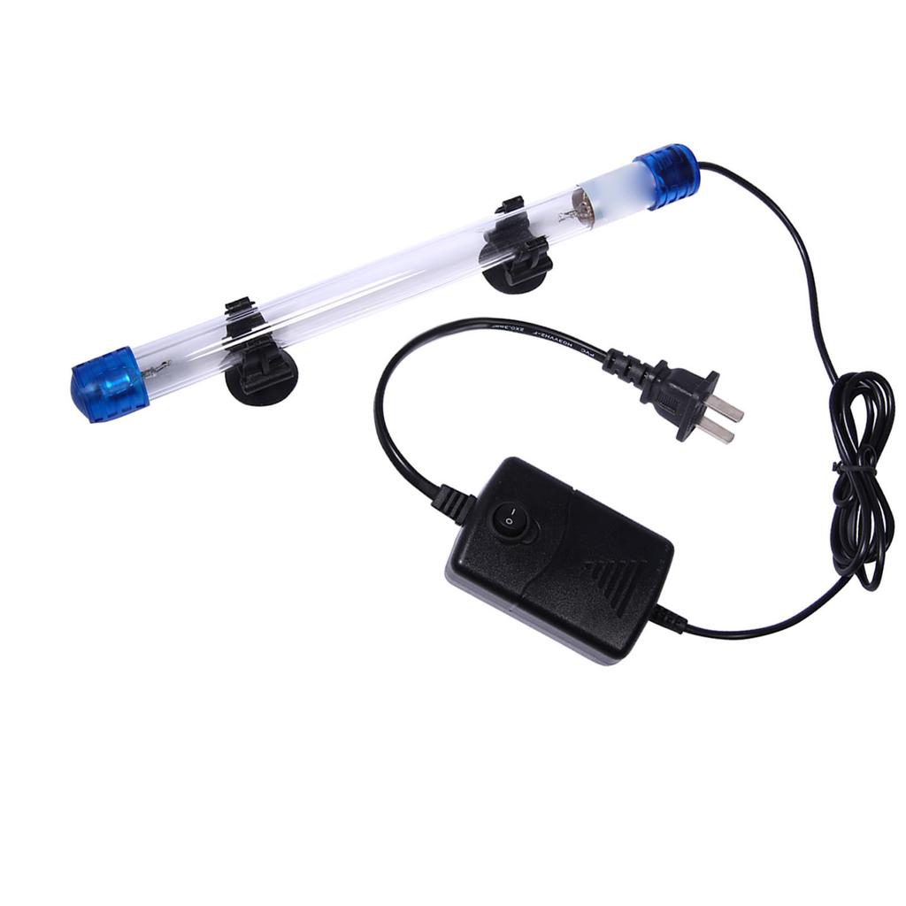 Akvarium Green Clean Lampa Mångsidig 254nm Våglängd Fisk Vatten Rengöringslampa för De Flesta Små Akvariefilter