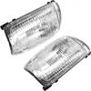 EATAKWARD 2 PCS Wing Mirror Left Driver & Right Passenger Side Turn Signal Light Indicator Lamp Lens Cover Replacement For Ford Transit T150 250 350