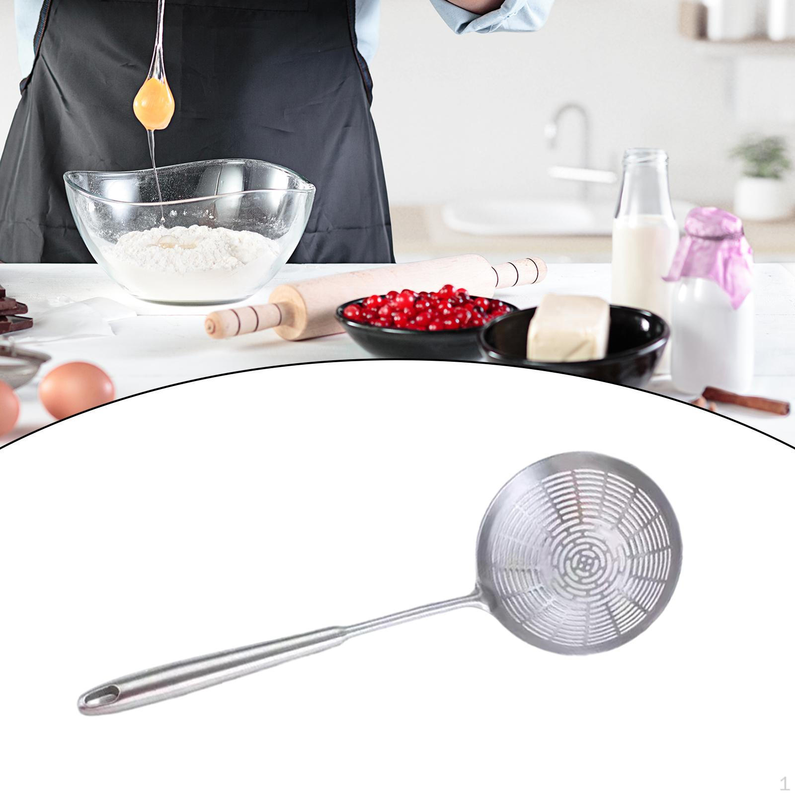 

Шуммер с прорезями, дуршлаг для приготовления пищи, многофункциональное сетчатое сито, ситечко для еды, макароны S 41.6x15cm