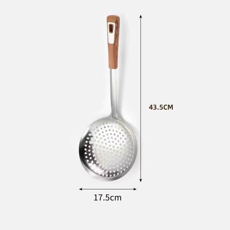 Ruhan 18cm Stainless Steel Thickened Strainer (4-Pack)
