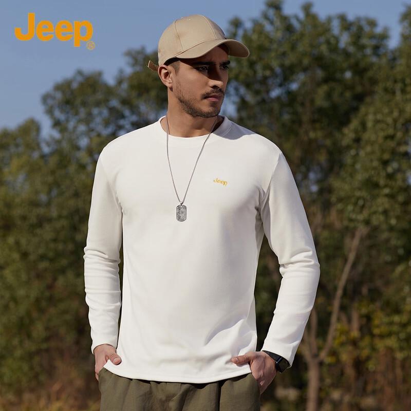 JEEP Men s Autumn Long Sleeve Knit T-Shirt XL