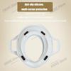 Portable Baby Toilet Seat Soft Cartoon Potty Chair Non-Slip Training Seat Cover for Toddler Boys Girls Travel Home Bathroom Use