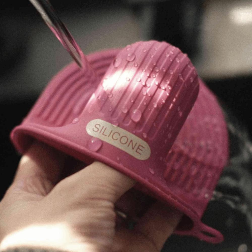 2pcs Non Slip Pinch Mitts Heat Resistant Baking Glove Multifunctional Silicone Oven Mitts Bowl