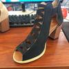 Spring and summer new large size women's fish mouth thick heel high heels mesh one-word ring buckle rear zipper women's sandals