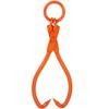Log Skidding Tongs, 18 inch 2 Claw Log Lifting Tongs, Heavy Duty Steel Lumber Skidding Tongs, 772 lbs/350 kg Loading Capacity, Log Lifting, Handling,