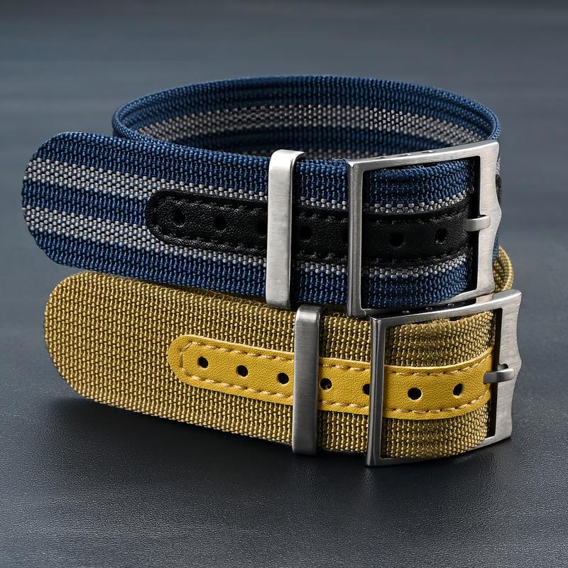 Nylon Strap 20mm 22mm Thick Premium Ballistic Nylon Strap for Men and Women Washable Bracelet Bracelet Watch Accessori