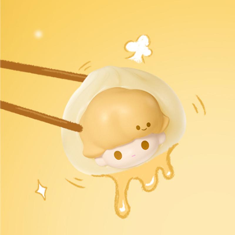 New POP MART DIMOO Xiaolongbao Collection Figure Hang Tag Box PPMT-2307-0018