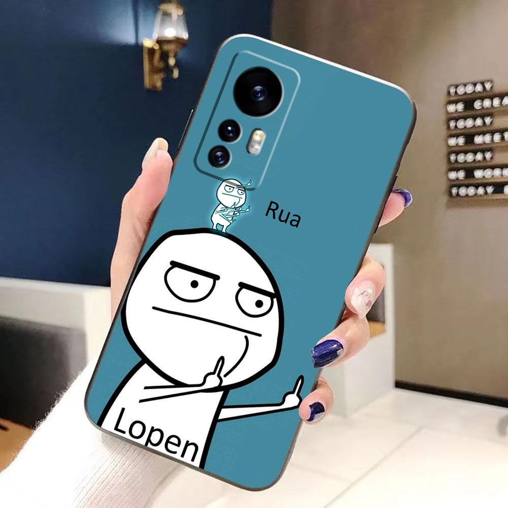 Cartoon Cute Funny Man Cover Phone Case For Xiaomi 15 15T 14 14T 13 12T 11 11T POCO F8 F7 F6 F5 X7 X5 M6 M7 PRO Ultra DIY Case