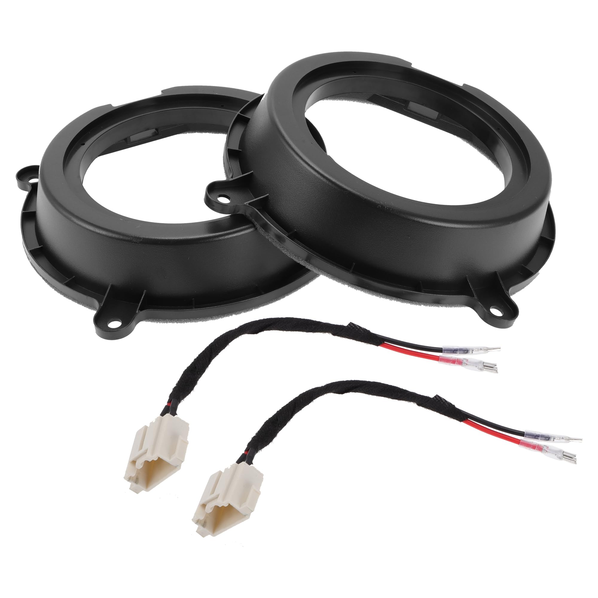 

RATCHROLL Speaker Spacer Rings for Mazda Tweeter Speaker Spacer Waterproof Speaker Subwoofer Mount Spacer Bracket ABS (2 Sets) - Adapter, Ring, чорний
